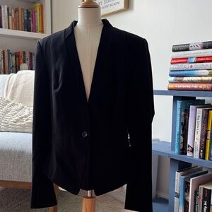 White House Black Market Sleek Black Suit Jacket